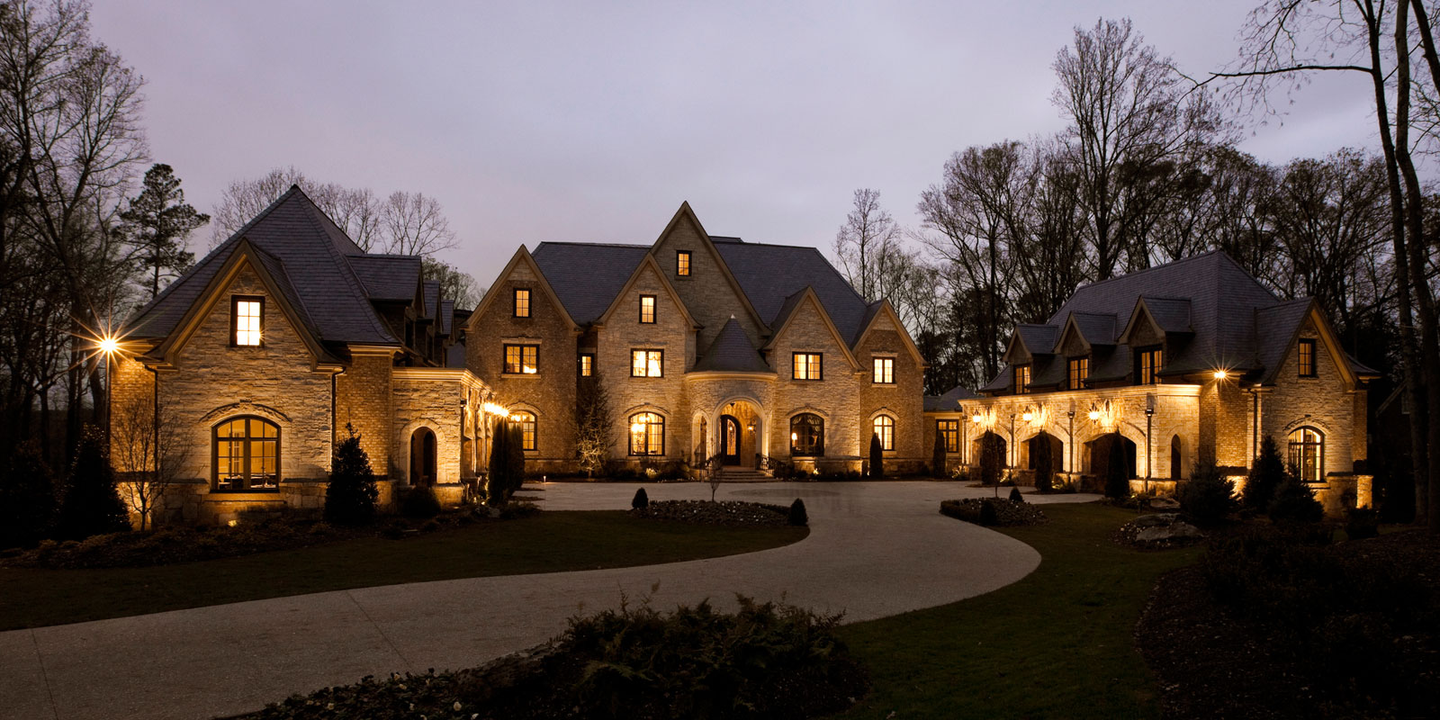 Luxury homes night sight